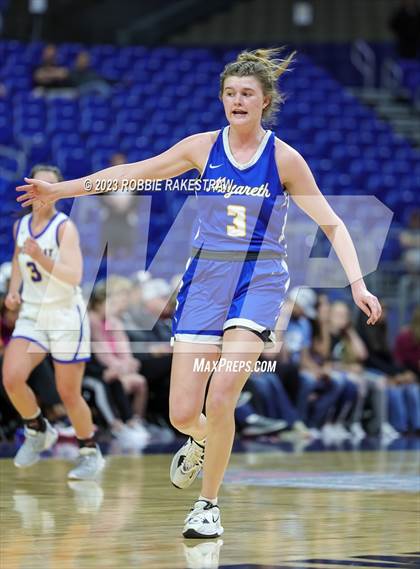 Thumbnail 2 in Huckabay vs. Nazareth (UIL 1A Basketball State Final) photogallery.
