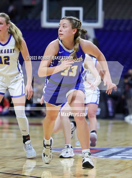 Thumbnail 1 in Huckabay vs. Nazareth (UIL 1A Basketball State Final) photogallery.