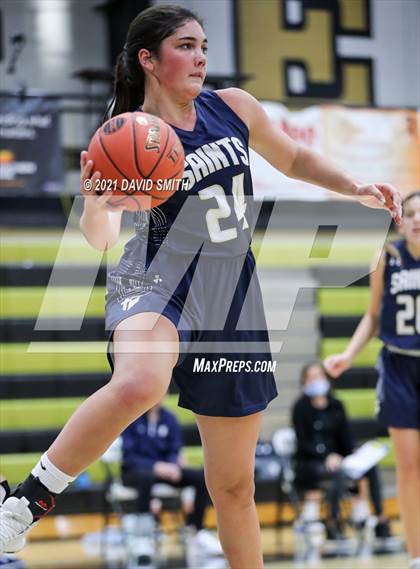 Thumbnail 2 in Blue Springs vs Aquinas (810 Varsity Showcase) photogallery.