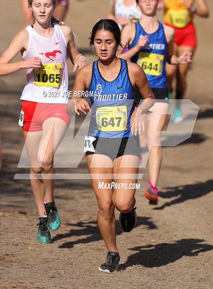 Thumbnail 1 in CIF State Cross Country Championships (Girls D2 Race) photogallery.
