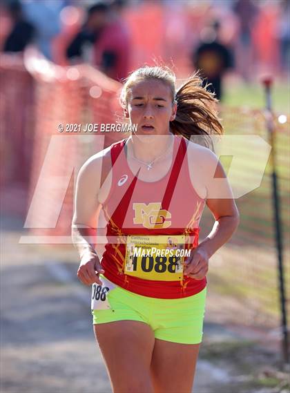 Thumbnail 1 in CIF State Cross Country Championships (Girls D2 Race) photogallery.