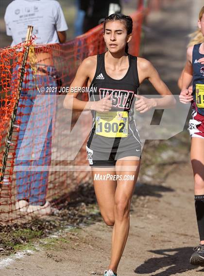 Thumbnail 1 in CIF State Cross Country Championships (Girls D2 Race) photogallery.