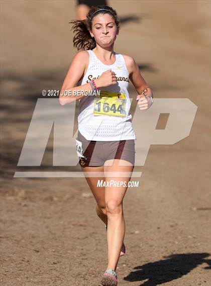 Thumbnail 3 in CIF State Cross Country Championships (Girls D2 Race) photogallery.