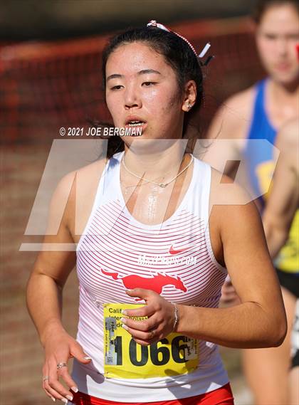 Thumbnail 1 in CIF State Cross Country Championships (Girls D2 Race) photogallery.
