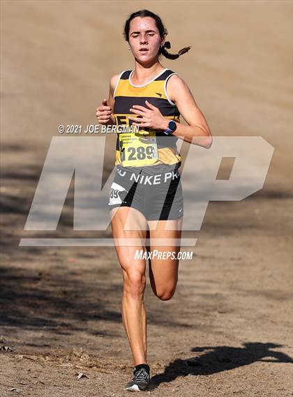 Thumbnail 3 in CIF State Cross Country Championships (Girls D2 Race) photogallery.
