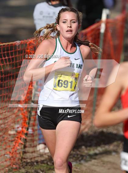 Thumbnail 1 in CIF State Cross Country Championships (Girls D2 Race) photogallery.