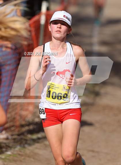 Thumbnail 3 in CIF State Cross Country Championships (Girls D2 Race) photogallery.