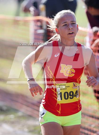 Thumbnail 2 in CIF State Cross Country Championships (Girls D2 Race) photogallery.