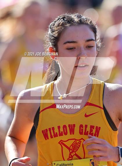 Thumbnail 3 in CIF State Cross Country Championships (Girls D2 Race) photogallery.
