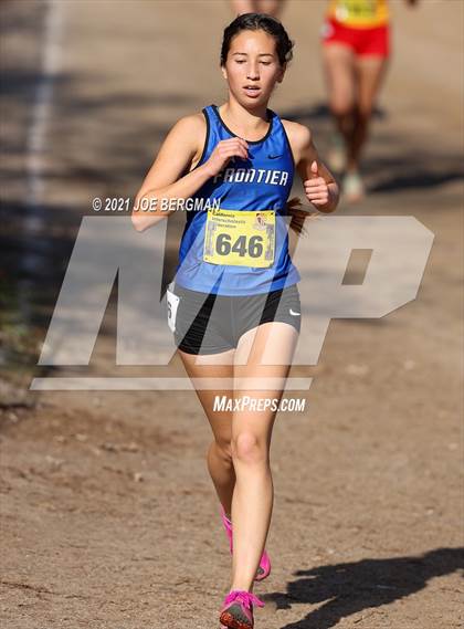Thumbnail 2 in CIF State Cross Country Championships (Girls D2 Race) photogallery.