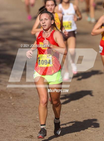 Thumbnail 1 in CIF State Cross Country Championships (Girls D2 Race) photogallery.
