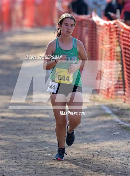 Thumbnail 3 in CIF State Cross Country Championships (Girls D2 Race) photogallery.