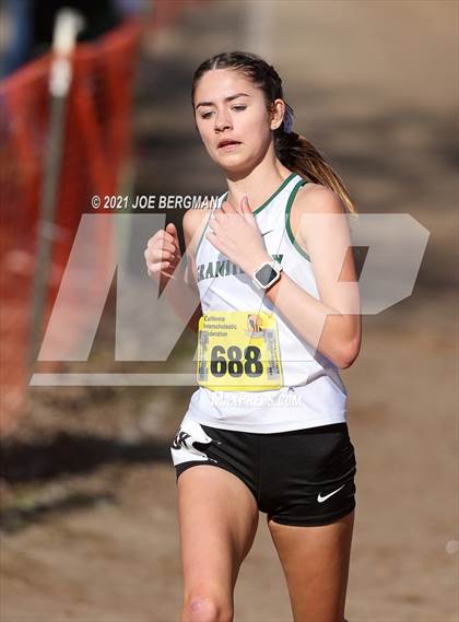 Thumbnail 2 in CIF State Cross Country Championships (Girls D2 Race) photogallery.