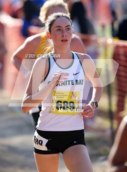 Thumbnail 2 in CIF State Cross Country Championships (Girls D2 Race) photogallery.