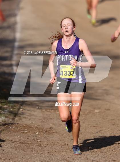 Thumbnail 2 in CIF State Cross Country Championships (Girls D2 Race) photogallery.