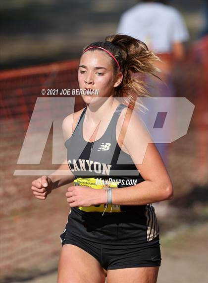 Thumbnail 1 in CIF State Cross Country Championships (Girls D2 Race) photogallery.