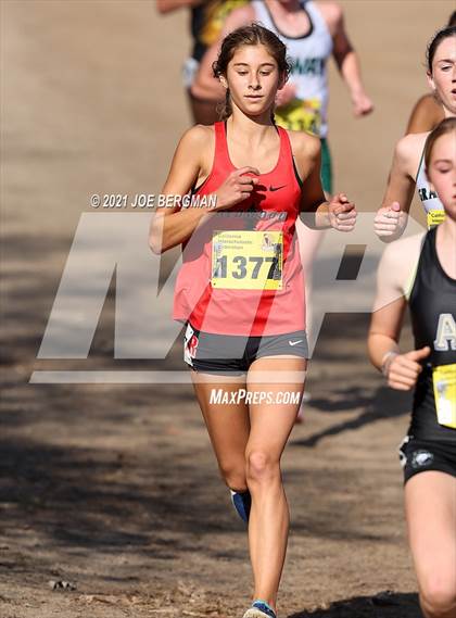 Thumbnail 3 in CIF State Cross Country Championships (Girls D2 Race) photogallery.