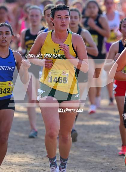 Thumbnail 3 in CIF State Cross Country Championships (Girls D2 Race) photogallery.