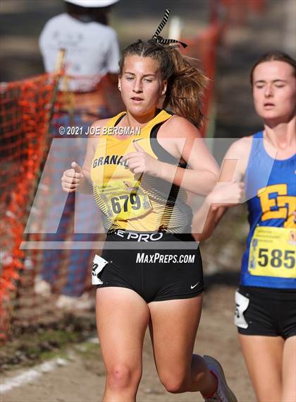 Thumbnail 2 in CIF State Cross Country Championships (Girls D2 Race) photogallery.