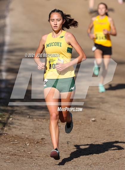Thumbnail 3 in CIF State Cross Country Championships (Girls D2 Race) photogallery.