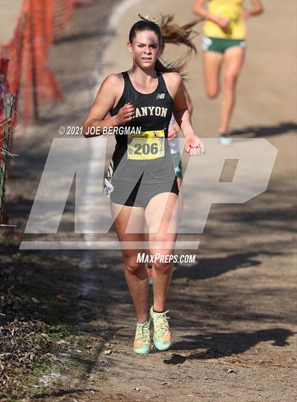 Thumbnail 1 in CIF State Cross Country Championships (Girls D2 Race) photogallery.