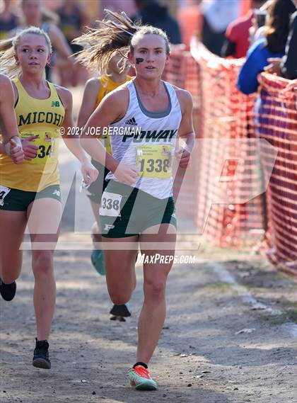 Thumbnail 1 in CIF State Cross Country Championships (Girls D2 Race) photogallery.