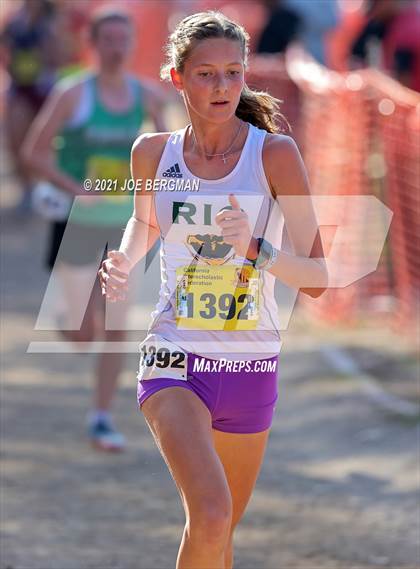 Thumbnail 1 in CIF State Cross Country Championships (Girls D2 Race) photogallery.