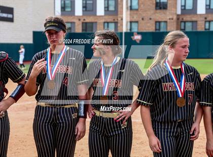 Thumbnail 2 in Coahoma vs. Whitesboro (UIL 3A Softball Semifinal) photogallery.