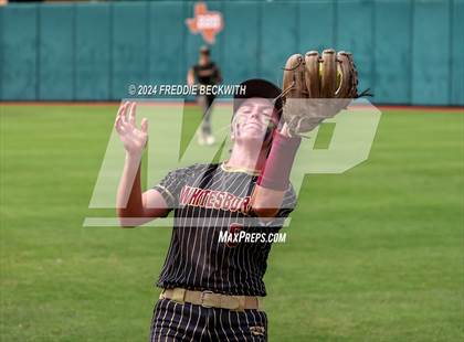 Thumbnail 2 in Coahoma vs. Whitesboro (UIL 3A Softball Semifinal) photogallery.