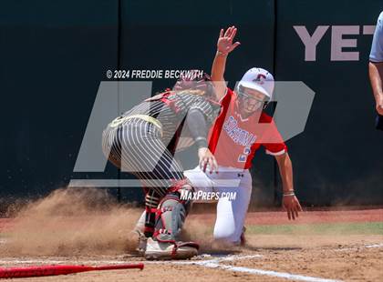Thumbnail 1 in Coahoma vs. Whitesboro (UIL 3A Softball Semifinal) photogallery.