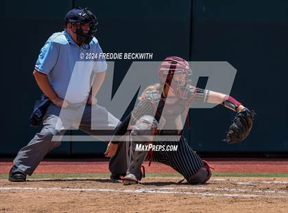 Thumbnail 1 in Coahoma vs. Whitesboro (UIL 3A Softball Semifinal) photogallery.