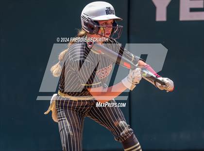 Thumbnail 3 in Coahoma vs. Whitesboro (UIL 3A Softball Semifinal) photogallery.