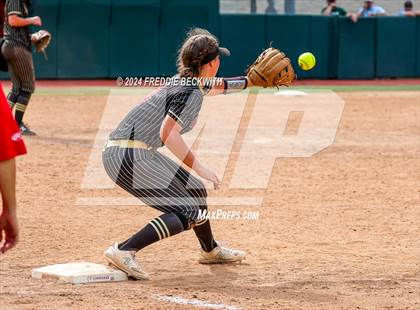 Thumbnail 1 in Coahoma vs. Whitesboro (UIL 3A Softball Semifinal) photogallery.
