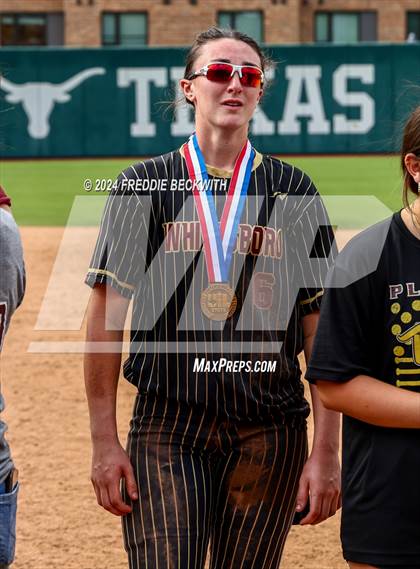 Thumbnail 2 in Coahoma vs. Whitesboro (UIL 3A Softball Semifinal) photogallery.