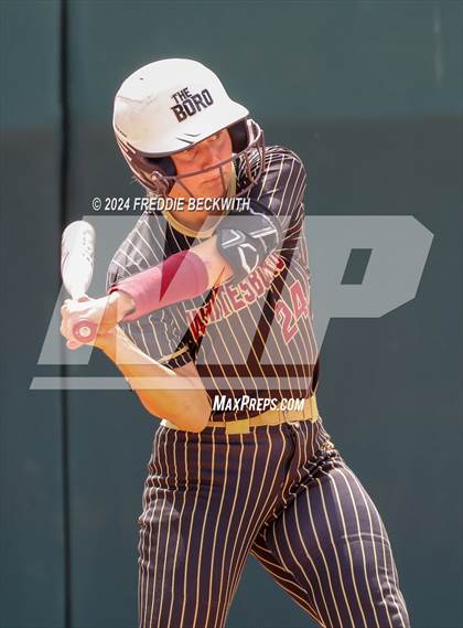 Thumbnail 1 in Coahoma vs. Whitesboro (UIL 3A Softball Semifinal) photogallery.