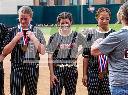 Thumbnail 1 in Coahoma vs. Whitesboro (UIL 3A Softball Semifinal) photogallery.