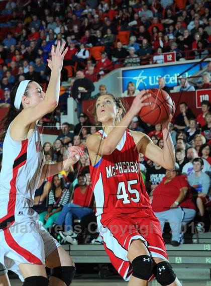 Thumbnail 3 in Wamego vs. McPherson (KSHSAA State 4A Final) photogallery.