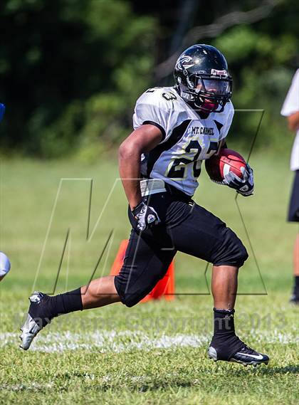 Thumbnail 3 in Mount Carmel Academy vs. Covenant Christian photogallery.