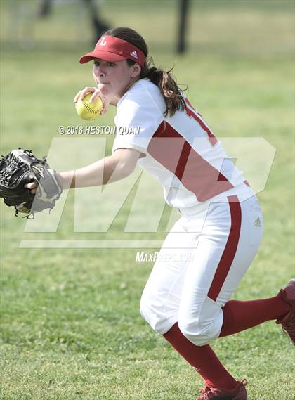 Thumbnail 1 in Orange Lutheran vs. Esperanza (MIchelle Carew Classic) photogallery.