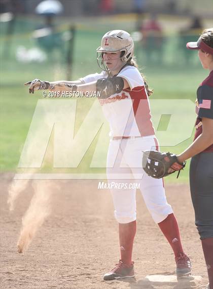 Thumbnail 2 in Orange Lutheran vs. Esperanza (MIchelle Carew Classic) photogallery.