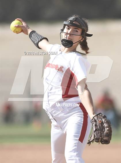 Thumbnail 2 in Orange Lutheran vs. Esperanza (MIchelle Carew Classic) photogallery.