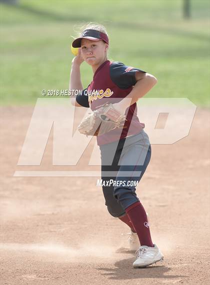 Thumbnail 2 in Orange Lutheran vs. Esperanza (MIchelle Carew Classic) photogallery.