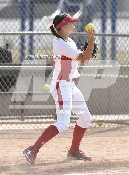 Thumbnail 1 in Orange Lutheran vs. Esperanza (MIchelle Carew Classic) photogallery.