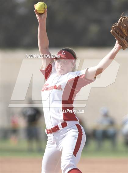 Thumbnail 2 in Orange Lutheran vs. Esperanza (MIchelle Carew Classic) photogallery.