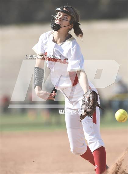 Thumbnail 2 in Orange Lutheran vs. Esperanza (MIchelle Carew Classic) photogallery.
