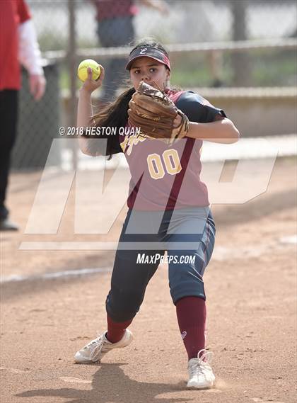 Thumbnail 1 in Orange Lutheran vs. Esperanza (MIchelle Carew Classic) photogallery.