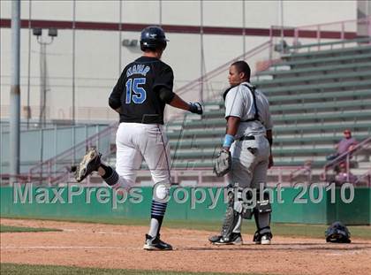 Thumbnail 2 in West Adams Prep vs. Maywood Academy (CIF LACS D3 Final) photogallery.