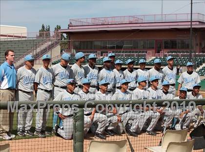 Thumbnail 1 in West Adams Prep vs. Maywood Academy (CIF LACS D3 Final) photogallery.