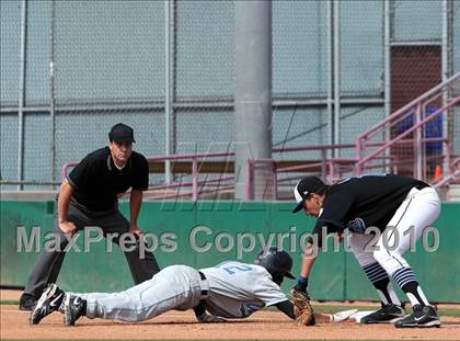 Thumbnail 2 in West Adams Prep vs. Maywood Academy (CIF LACS D3 Final) photogallery.