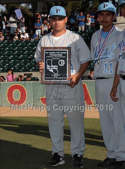 Thumbnail 2 in West Adams Prep vs. Maywood Academy (CIF LACS D3 Final) photogallery.